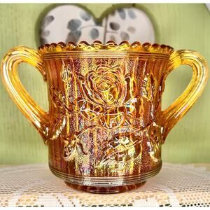 Imperial Glass Marigold Carnival Sugar Dish